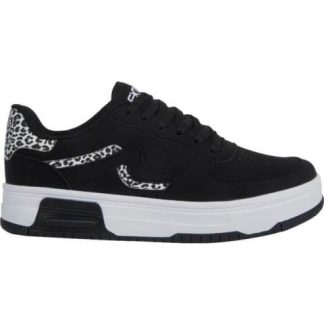 TENIS URBANO CHOCLO GAMUZA ANIMAL PRINT NEGRO NEXT CO