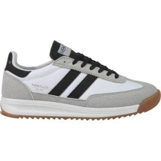 TENIS URBANO RETRO CLASICO BLANCO/NEGRO NEXT CO