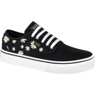 TENIS URBANO SKATE FLORES NEGRO URBAN SHOES