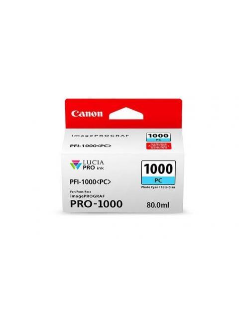 TINTA CANON PFI-1000 PC - CIAN FOTOGRAFICO - 80ML