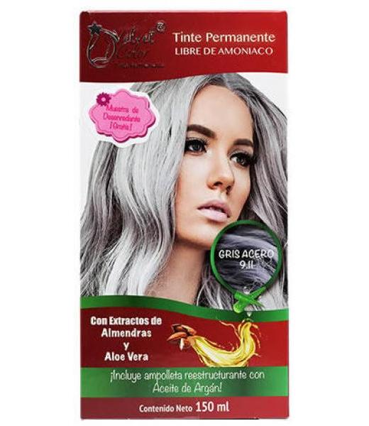 TINTE GRIS ACERO 150 ML VELVET COLOR
