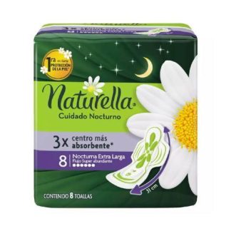 TOALLA FEM NATURELLA NOCTURNA CON ALAS PAQ 8 PZ