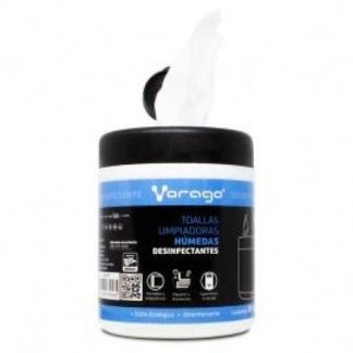 TOALLAS VORAGO CLN107 HUMEDAS DESINFECTANTES BOTE 30PZ