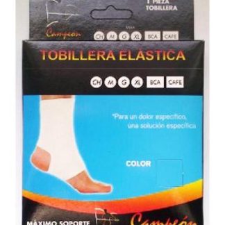 TOBILLERA ELASTICA NEGRA CH CAMPEON