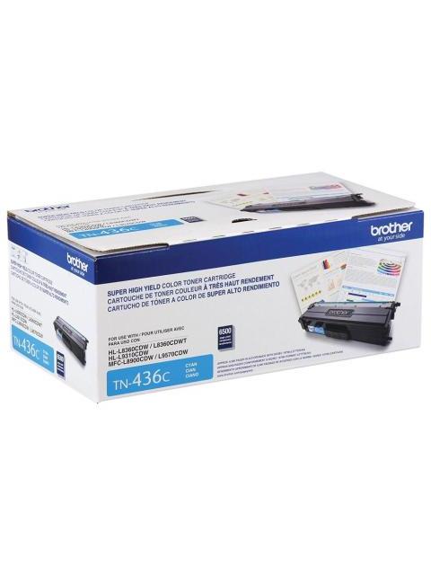 TONER BROTHER TN436 SUPER ALTO RENDIMIENTO CIAN 6.500 PAGINAS