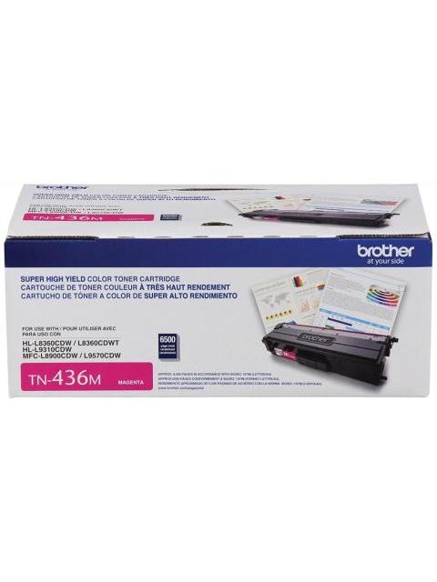 TONER BROTHER TN436 SUPER ALTO RENDIMIENTO MAGENTA 6.500 PAGINAS
