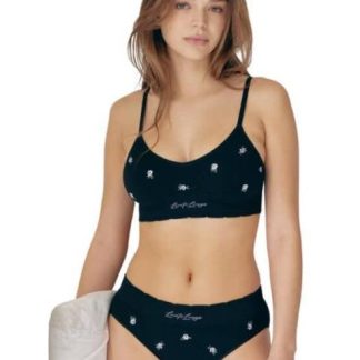 TOP BORDADO NEGRO LOVE TO LOUNGE