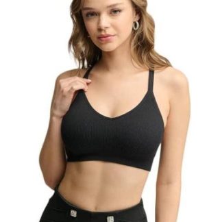 TOP SIN COSTURAS NEGRO HOLLY LAND