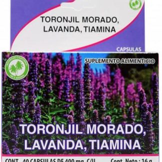 TORONJIL MORADO 40 CAP NATURALES CALIFORNIA