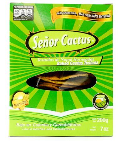 TOSTADA DE NOPAL 18 PZA 200 G SEÑOR CACTUS