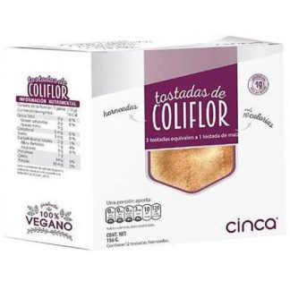 TOSTADAS DE COLIFLOR 156 G CINCA