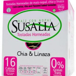 TOSTADAS HORNEADAS CHIA Y LINAZA 200 G SUSALIA