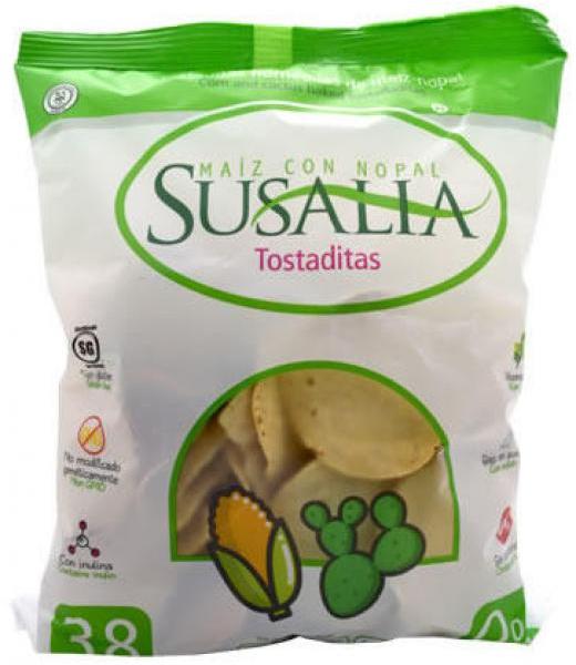 TOSTADAS HORNEADAS DE MAIZ Y NOPAL 155 G SUSALIA