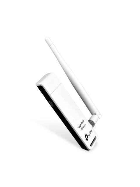 TP-LINK ADAPTADOR DE RED USB TL-WN722N INALAMBRICO 2.4 - 2.4835 GHZ CON ANTENA DE 4DBI