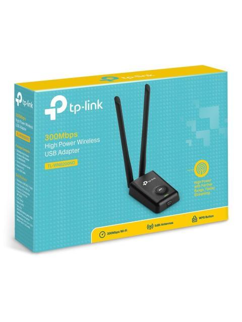 TP-LINK ADAPTADOR DE RED USB TL-WN8200ND INALAMBRICO 2.4GHZ CON 2 ANTENAS DE 5DBI - Image 8