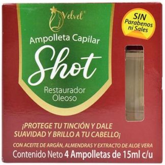 TRATAMIENTO CAPILAR CON ACEITE DE ARGAN Y ALMENDRAS 4 AMP VELVET