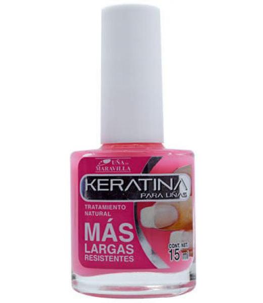 TRATAMIENTO CON KERATINA PARA UÑAS MAS LARGAS 15 ML UÑA MARAVILLA