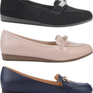 TRIPACK BALLERINAS CON ADORNO MULTICOLOR SHOSH