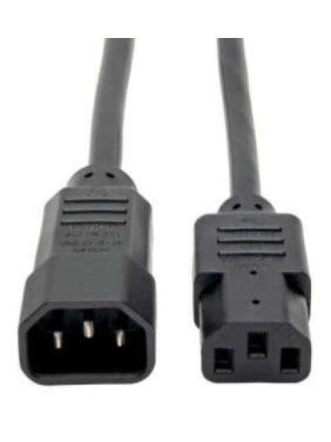TRIPP LITE BY EATON CABLE DE PODER PARA PC C14 COUPLER MACHO - C13 HEMBRA COUPLER 30.5CM NEGRO