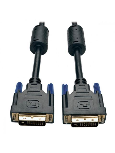 TRIPP LITE BY EATON CABLE DVI DE DOBLE ENLACE PARA MONITOR DVI-D MACHO - DVI-D MACHO 1.83 METROS NEGRO
