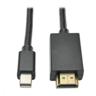 TRIPP LITE BY EATON CABLE MINI DISPLAYPORT 1.2 MACHO - HDMI MACHO 1080P 3.66 METROS NEGRO