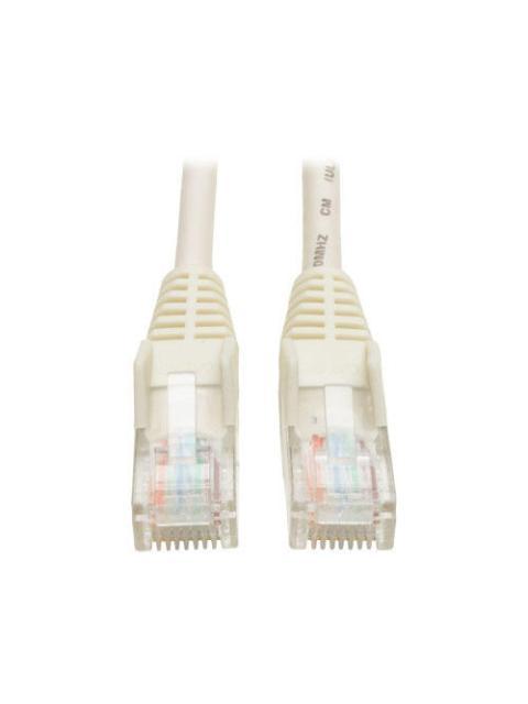 TRIPP LITE BY EATON CABLE PATCH CAT5E UTP MOLDEADO SIN ENGANCHES RJ-45 MACHO - RJ-45 MACHO 91CM BLANCO