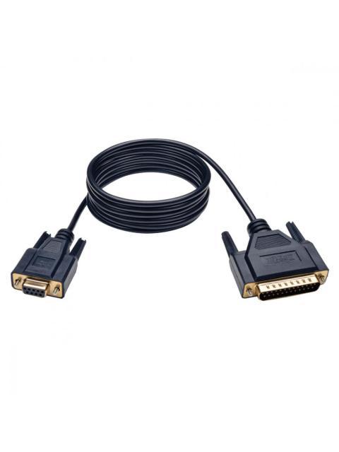 TRIPP LITE BY EATON CABLE SERIAL DB9 HEMBRA - DB25 MACHO 1.83 METROS NEGRO