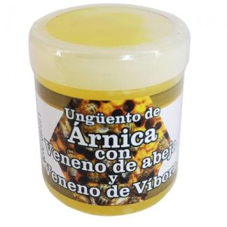 UNGUENTO ARNICA C VENENO DE ABEJA Y VENENO DE VIBORA 120 GRS MIEL SALUD Y VIDA