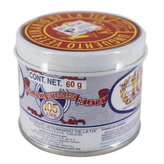UNGUENTO VETERINARIO DE LA TIA 60GR. LATITA DISTRIBUIDORA ORDONEZ