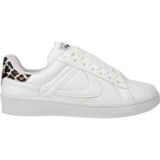UNI CHOCLO ANIMAL PRINT TENIS URBANO SKATE BLANCO PANAM