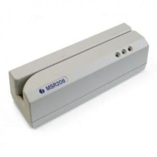UNITECH MSR206-33U LECTOR DE BANDA MAGNETICA USB-RS-232 BEIGE