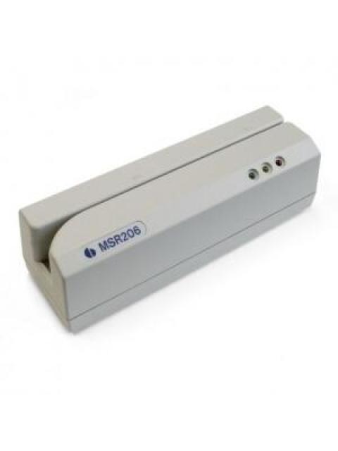UNITECH MSR206-33U LECTOR DE BANDA MAGNETICA USB-RS-232 BEIGE