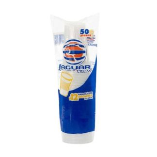 VASO #12 IRROMPIBLE JAGUAR 50 PZ