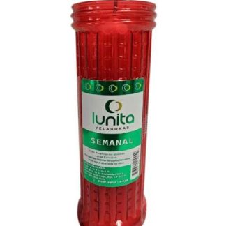 VELADORA LUNITA ECOLOGICA SEMANAL SURT 1 PZ.