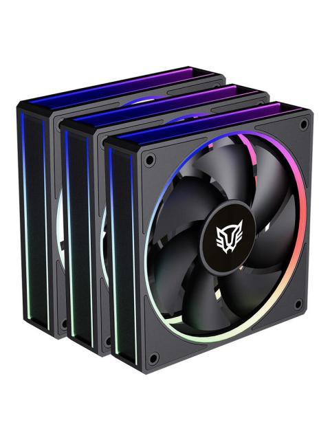 VENTILADOR BALAM RUSH EOLOX BORA EXB85 3X 120MM 1600RPM RGB NEGRO