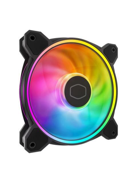 VENTILADOR COOLER MASTER MASTERFAN MF120 HALO² ARGB 120MM 0 - 2050RPM NEGRO