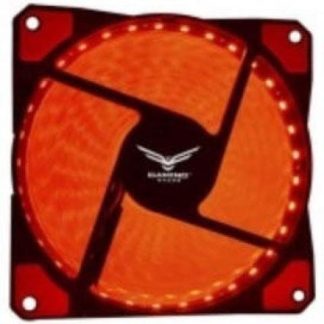 VENTILADOR NACEB NA-0919R LED ROJO 120MM 1200RPM NEGRO