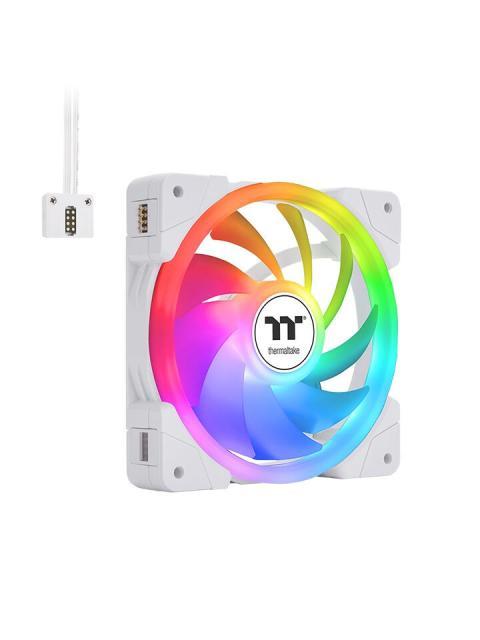 VENTILADOR THERMALTAKE SWAFAN EX12 ARGB SYNC 120MM 500 - 2000RPM BLANCO - 3 PIEZAS