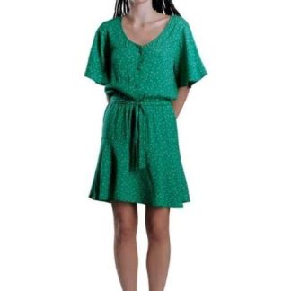 VESTIDO CORTO ESTAMPADO VERDE HOLLY LAND