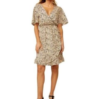 VESTIDO ESTAMPADO ANIMAL PRINT ANIMAL PRINT HOLLY LAND