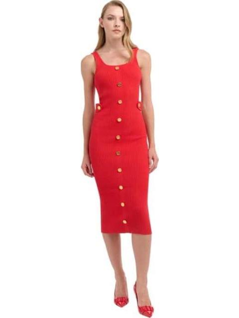 VESTIDO TEJIDO LARGO ROJO HOLLY LAND