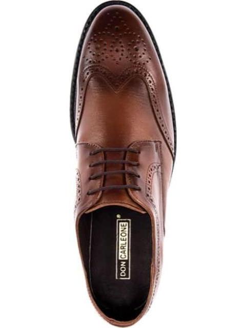 ZAPATO VESTIR DERBY CAMEL DON CARLEONE - Image 5