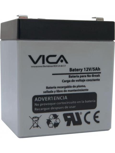 VICA BATERIA DE REEMPLAZO PARA NO BREAK VICA 12V-5AH 12V 5AH