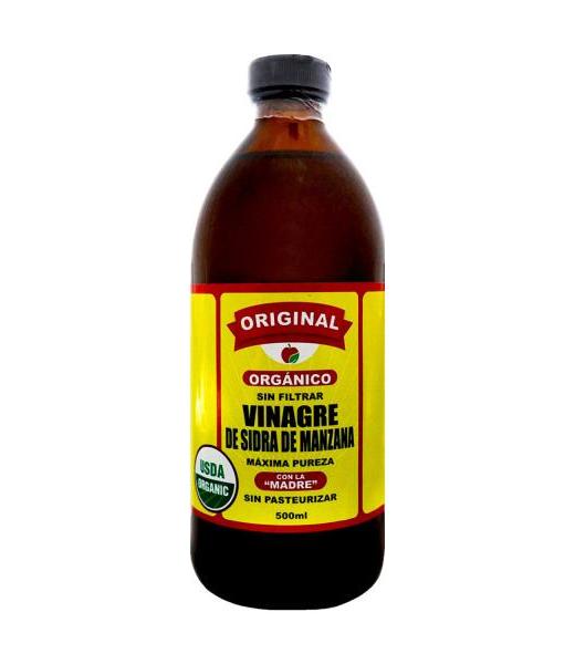 VINAGRE SIDRA DE MANZANA MAXIMA PUREZA CON LA MADRE 500 ML GUMMA CORPORATION