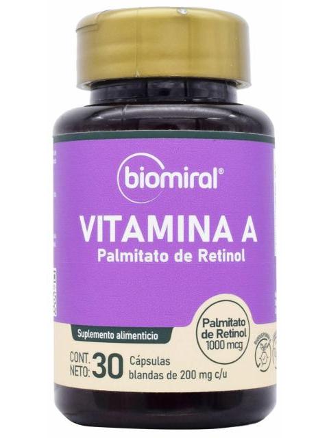 VITAMINA A 30 CAP BIOMIRAL