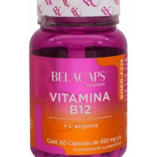 VITAMINA B12 L ARGININA 60 CAP SOLANUM BELACAPS