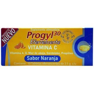 VITAMINA C EFERVESCENTE 10 TAB PROGYL30