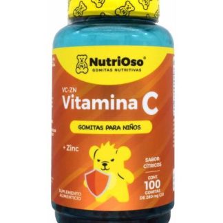VITAMINA C KIDS CITRICOS 100 GOMITAS NUTRIOSO