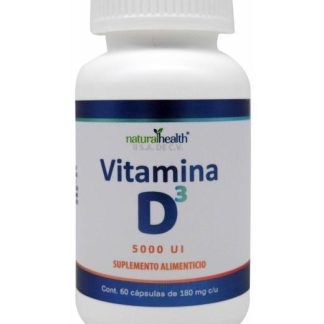 VITAMINA D3 5000 U 60 CAP NATURAL HEALTH