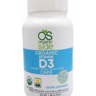VITAMINA D3 ORGANICA 60 CAP ORGANIC SIDE